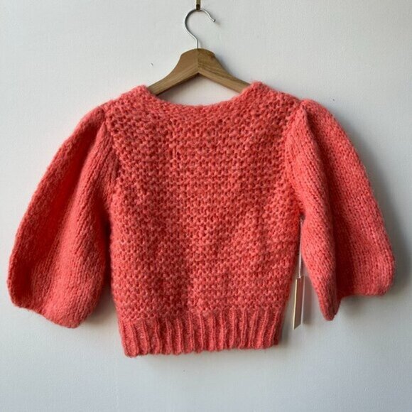 Aritzia Wilfred Le Fou Coral Lindy Knit Alpaca Sweater - XXS NWT - Picture 6 of 6